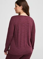 Happy Camper Lyocell Henley Long Sleeve Active Tee