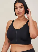 Wire-Free Hi-Impact Zip-Front Sports Bra