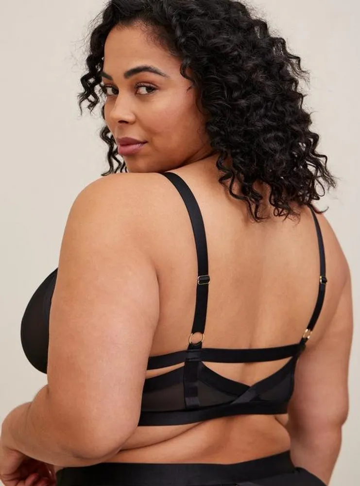 TORRID Overt Strappy Mesh Wireless Bralette