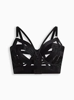 Cut Out Strappy Longline Bra