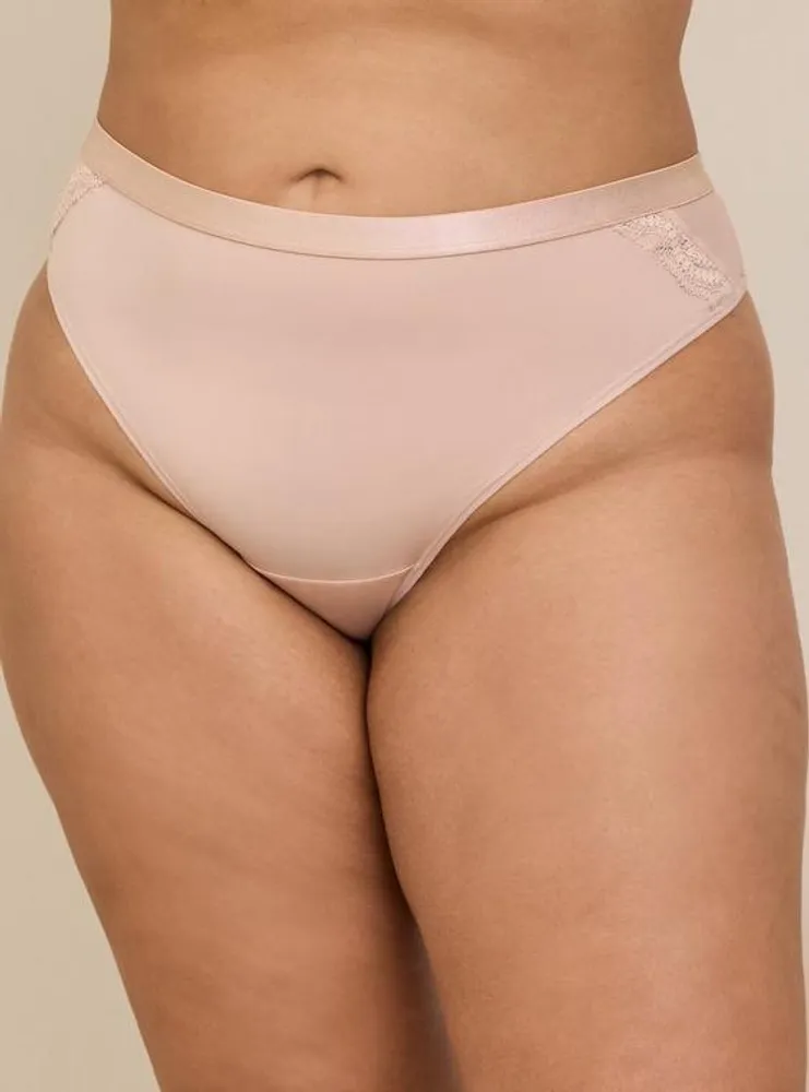 Second Skin Mid-Rise Thong Panty