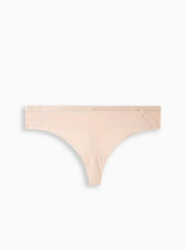 Second Skin Mid-Rise Thong Panty