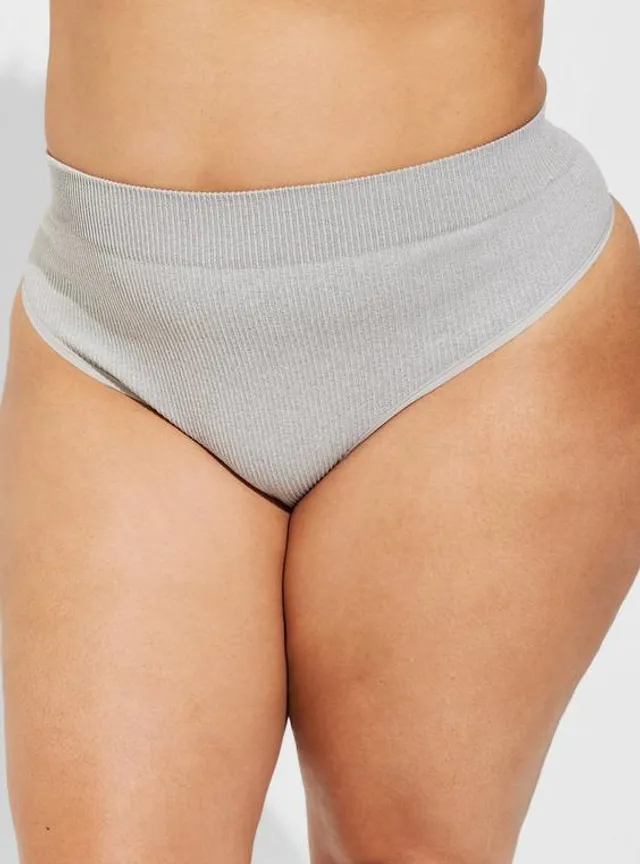 TORRID Seamless Ribbed High-Rise Thong Panty