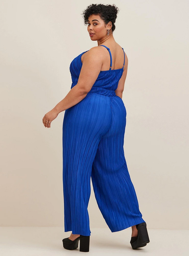 Chiffon Pleated Jumpsuit