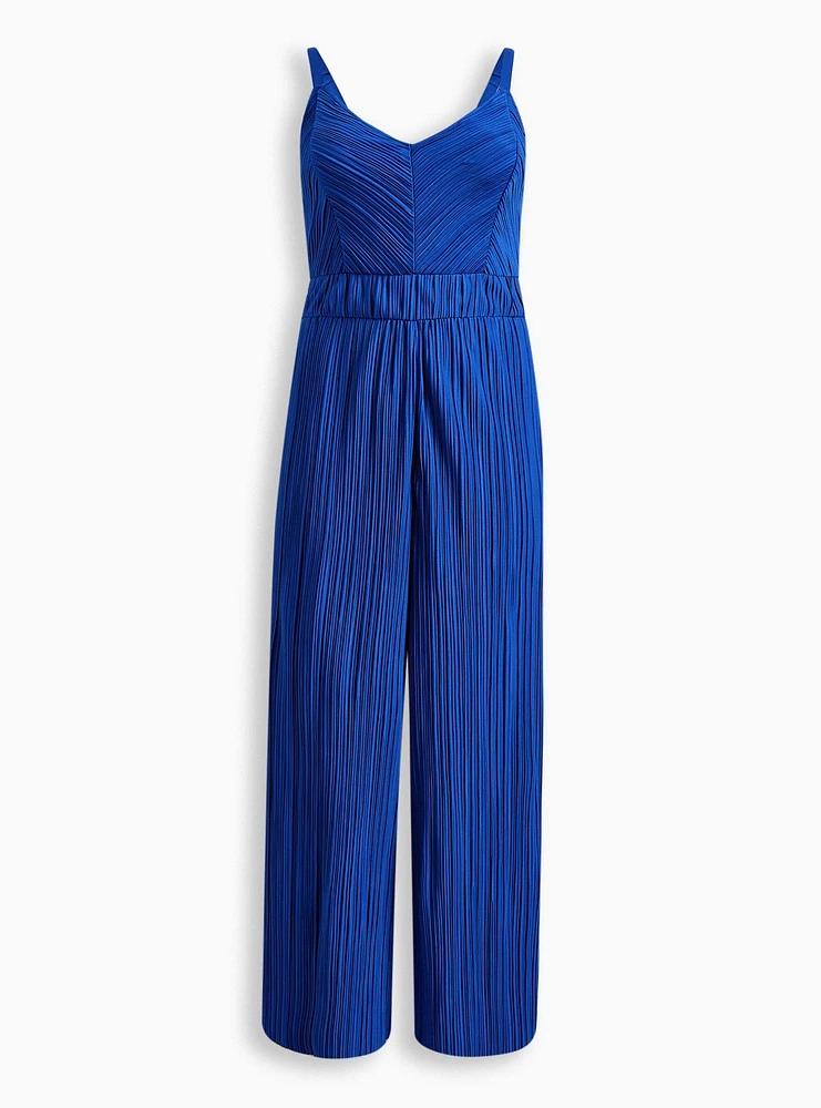 Chiffon Pleated Jumpsuit