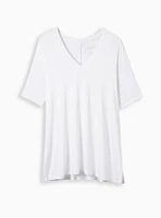 Favorite V-Neck Super Soft Jersey Tunic Tee