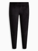 Full Length Signature Waist Velour Pocket Legging