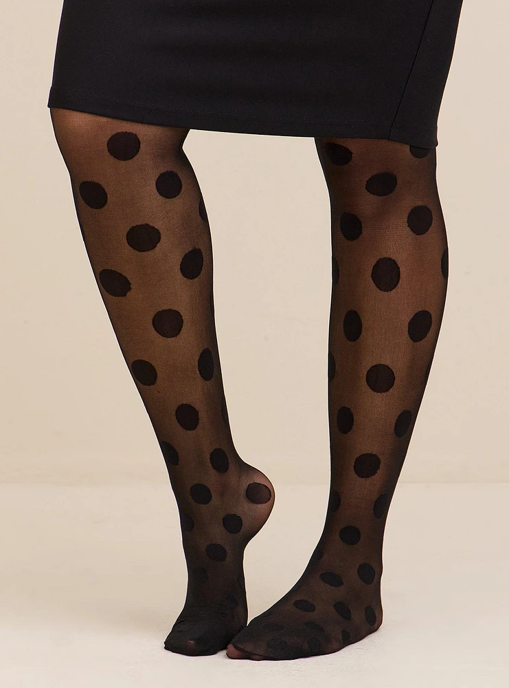 Polka Dot Tights