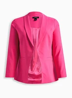 Studio Refined Crepe Shawl Collar Blazer