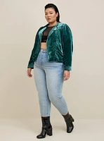 Velvet Moto Jacket