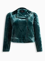 Velvet Moto Jacket