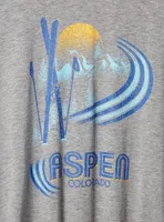 Aspen Classic Fit Super Soft Slub Crew Neck Long Sleeve Tee
