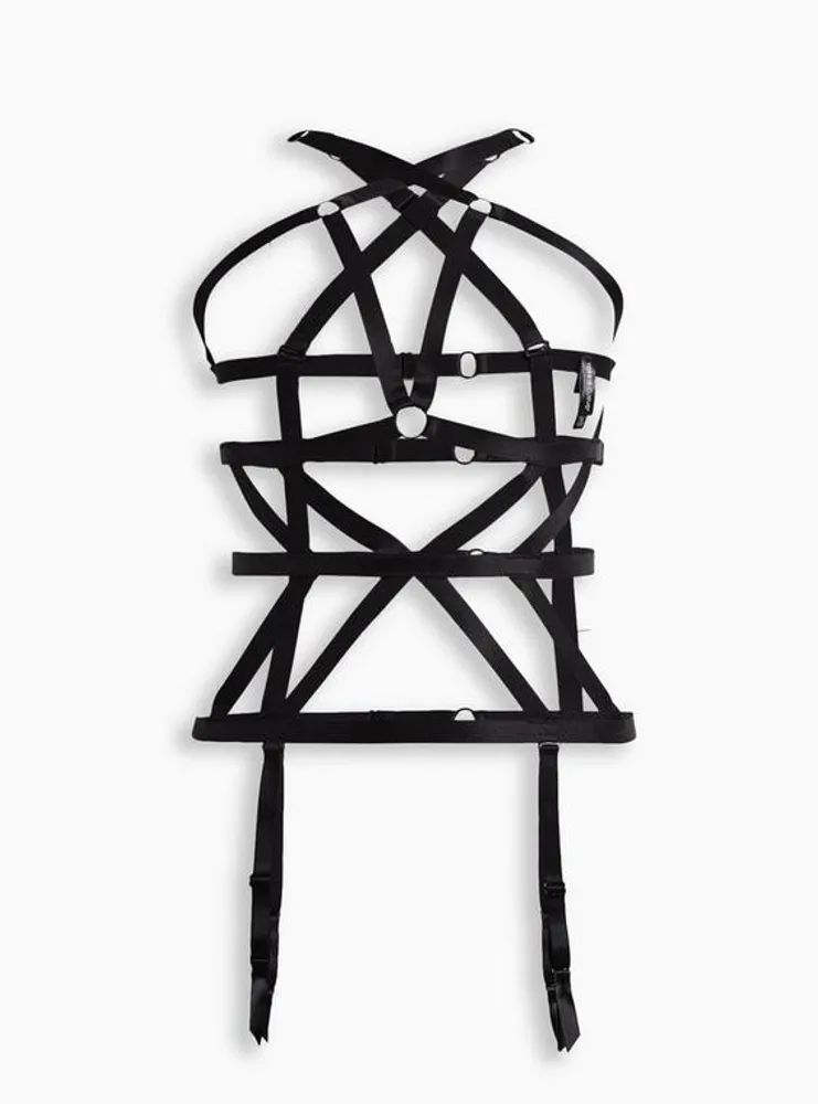 Strappy Harness With Garter