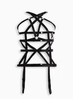 Strappy Harness With Garter