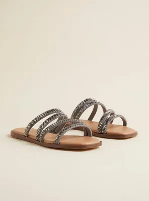 Embellished Square Toe Sandal (WW