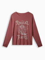 Rascal Flatts Waffle Crop Long Sleeve Tee