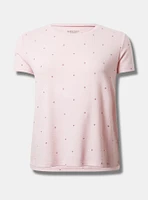 Super Soft Plush Short Sleeve Lounge Tee