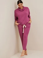 Dream Fleece Cowl Neck Long Sleeve Lounge Sweatshirt