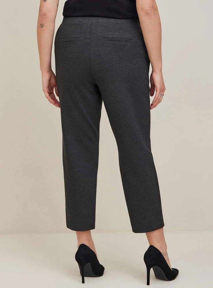 Pull-On Relaxed Taper Studio Luxe Ponte High-Rise Pant (Tall