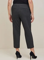 Pull-On Relaxed Taper Studio Luxe Ponte High-Rise Pant (Short