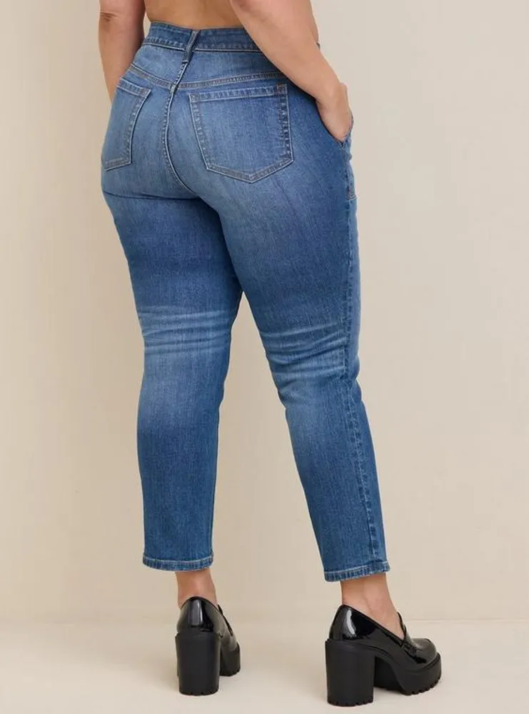 Perfect Boyfriend Ankle Vintage Stretch Mid-Rise Jean (Tall