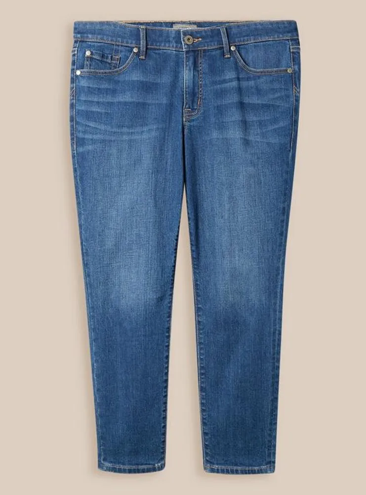 Perfect Skinny Ankle Vintage Stretch Mid-Rise Jean (Tall