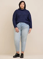 Vegan Cashmere Pullover Turtle Neck Sweater