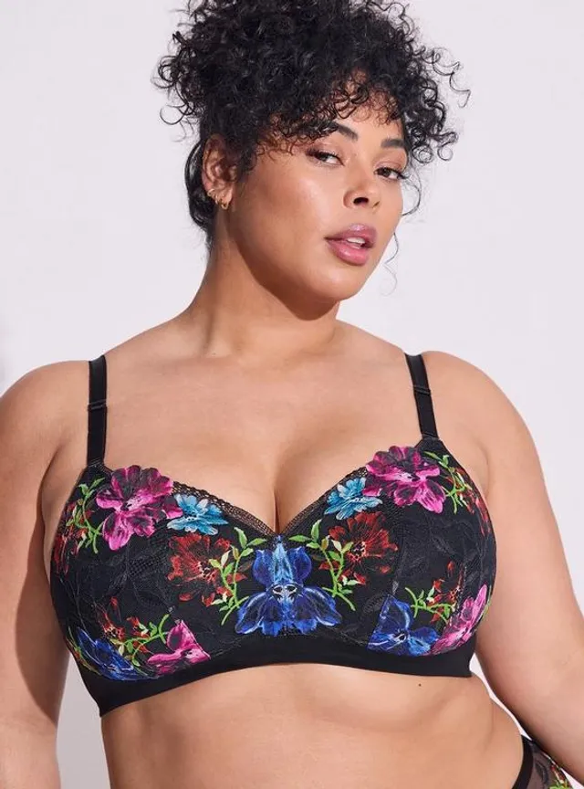 TORRID Everyday Wire-Free Lightly Lined Heather 360° Back