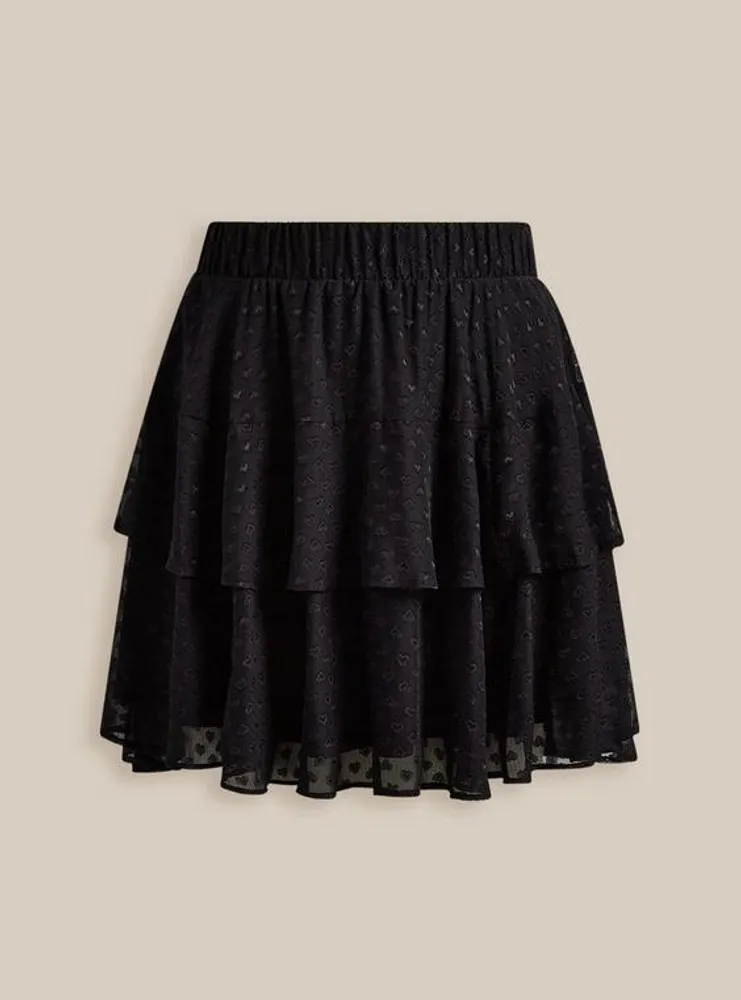 Mini Heart Tiered Skirt