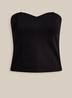 Ponte Sweetheart Tube Top