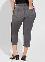 Crop Pull-On Weekend Straight Super Soft Mid-Rise Jean