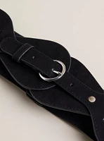 Curved Buckle Waist Belt