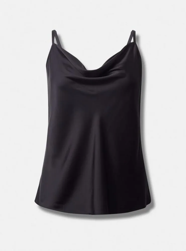 Satin Cowl Neck Cami