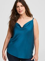 Satin Cowl Neck Cami