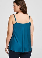 Satin Cowl Neck Cami