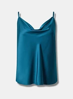 Satin Cowl Neck Cami