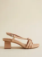 Strappy Square Heel Sandal (WW