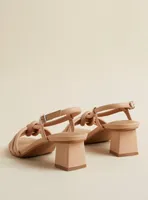 Strappy Square Heel Sandal (WW