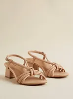 Strappy Square Heel Sandal (WW