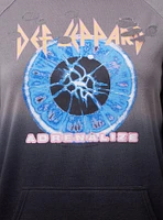 Def Leppard Cozy Fleece Destructed Hoodie