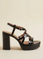 Strappy Platform Heeled Sandal (WW)