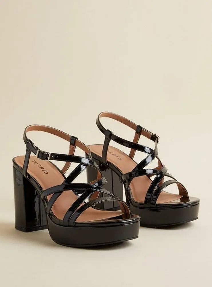 Strappy Platform Heeled Sandal (WW)