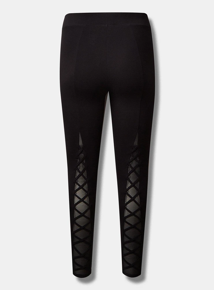 Full Length Signature Waist Back Lattice Pocket Legging