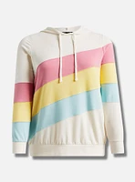 Lightweight French Terry Colorblock Pullover Hoodie