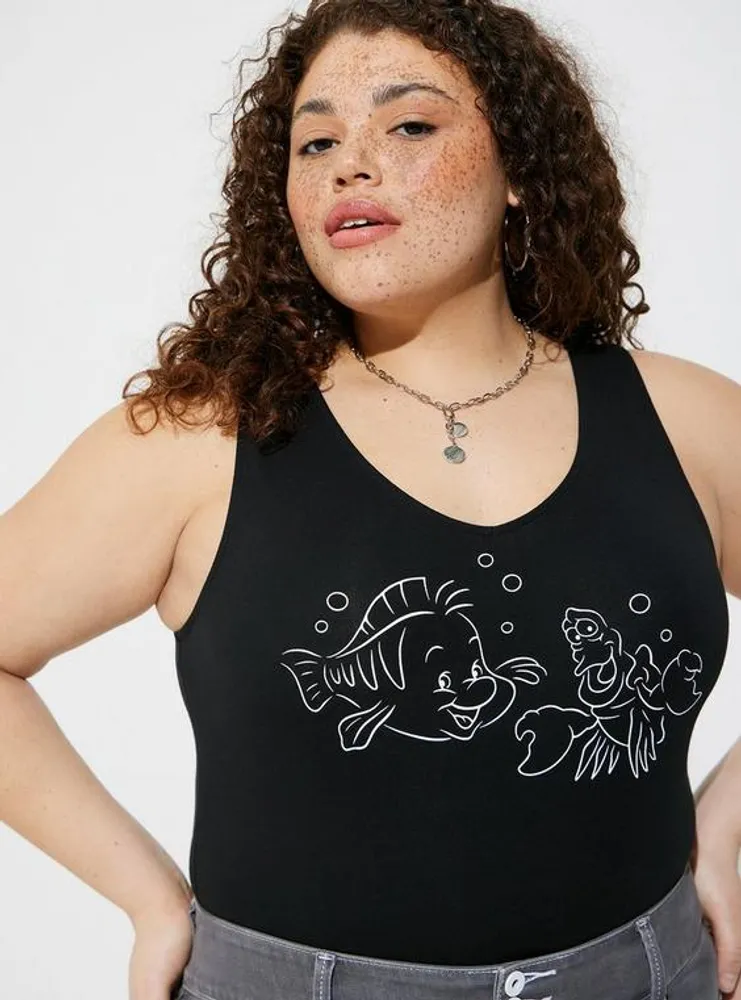 TORRID Foxy V-Neck Tank Bodysuit