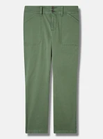 Crop Aviator Skinny Stretch Twill Mid-Rise Pant