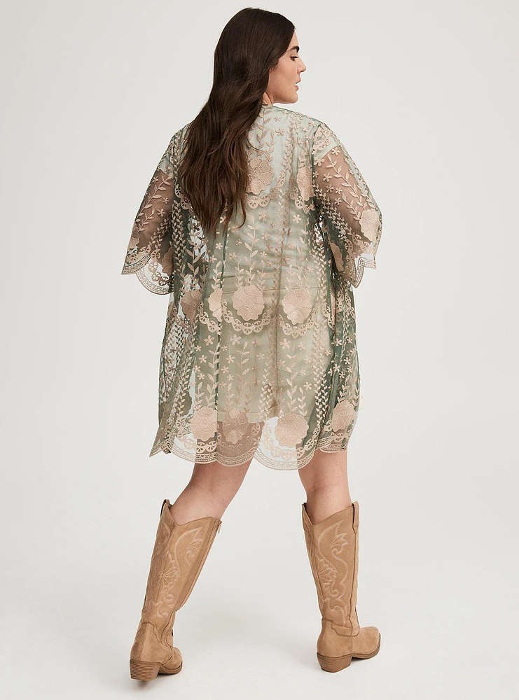 Crochet Lace Kimono