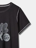 Felix The Cat Classic Fit Cotton Crew Seam Tee