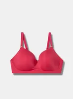 Wire-Free Push-Up Smooth Straight Back Bra