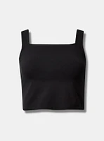 Foxy Square Neck Crop Tank